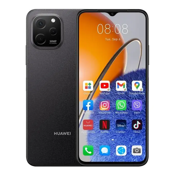 Смартфон HUAWEI Nova Y61, 4GB 64GB Black - 6941487281657