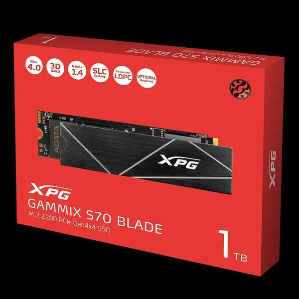 XPG SSD 1ТB INT M2_PCI-E_GEN4 2280 NVMe - AGAMMIXS70B-1T-CS