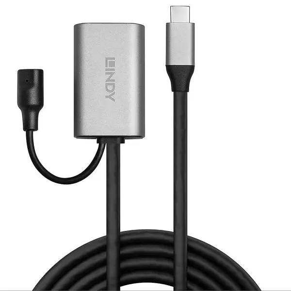 LINDY Удължителен кабел USB 3.2 Gen 1 Type-C Active, M/F, 5.0 м - LNY-43271