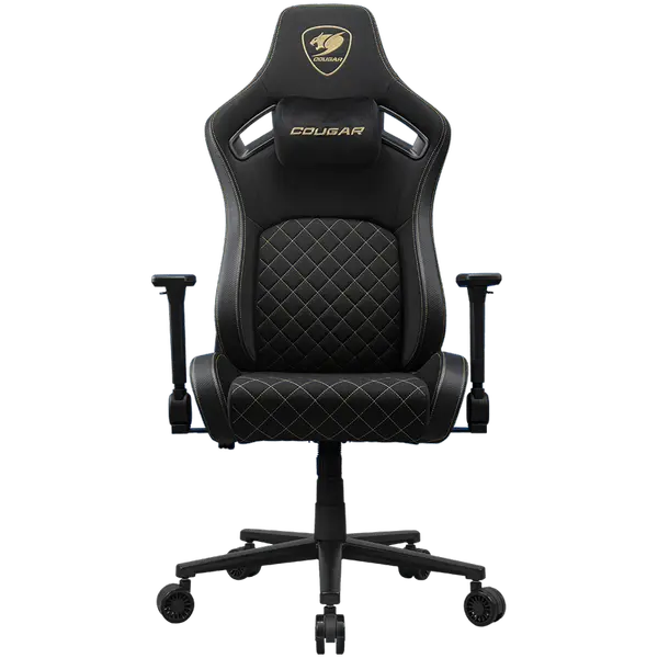COUGAR DEFENSOR Gold F Gaming chair, Black Gold - CGR-DFF-GLB