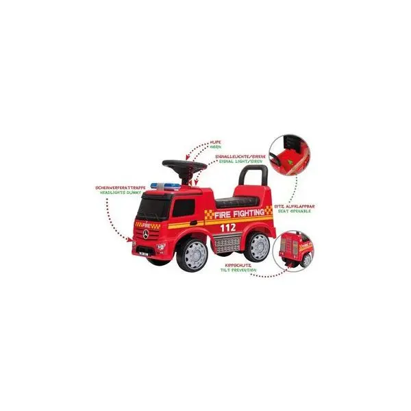 Jamara Карета Mercedes Antos Пожарна команда червена 1+ -  (A)   - 460472 - 4042774463878 (8 дни доставкa)