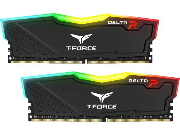 Team Group T-Force Delta RGB Black DDR4 16GB (2x8GB) 3200MHz 1.35V -  TF3D416G3200HC16CDC01