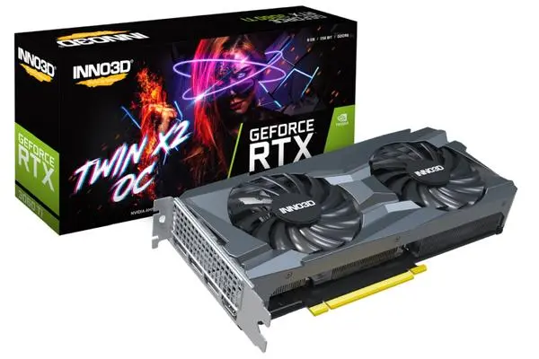 Inno3D GeForce RTX 3060 Ti Twin X2 OC LHR - N306T2-08D6X-119032DH