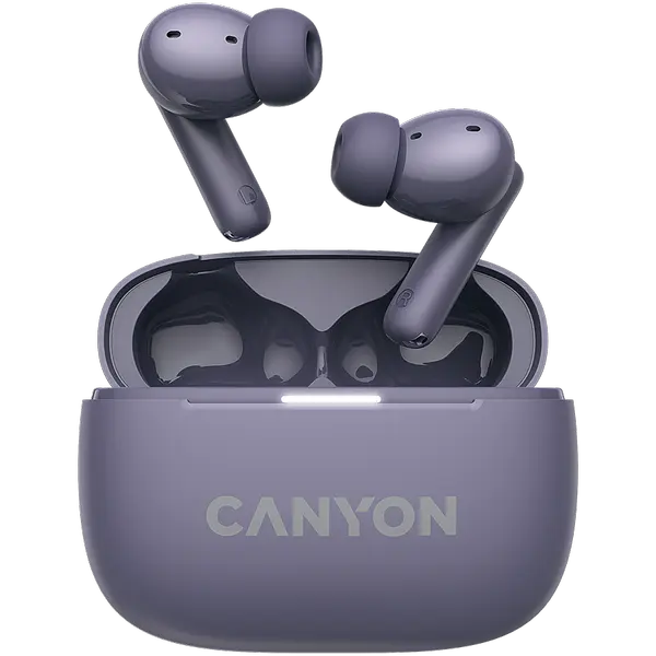 Headset Canyon OnGo TWS-10 ANC+ENC Purple (CNS-TWS10PL) - CNS-TWS10PL