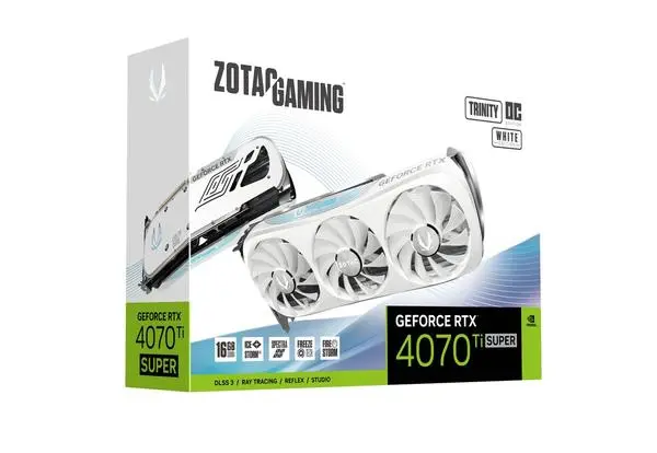 Zotac RTX 4070 Ti SUPER Trinity OC W 16GB GDDR6X HDMI 3xDP - Преглед