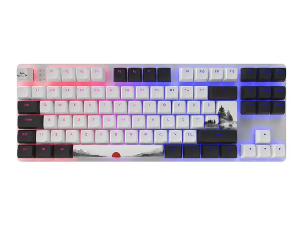 # Геймърска механична клавиатура Dark Project 87 Fuji RGB TKL - G3MS Sapphire Switches