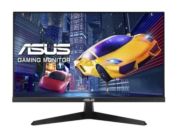 ASUS VY249HGR Eye Care Gaming Monitor – 23.8 inch FHD (1920 x 1080), IPS, 120Hz(OC), SmoothMotion, 1ms (MPRT), Adaptive Sync, Eye Care Plus technology, Blue Light Filter, Flicker Free, antibacterial treatment,  90LM06A3-B01471