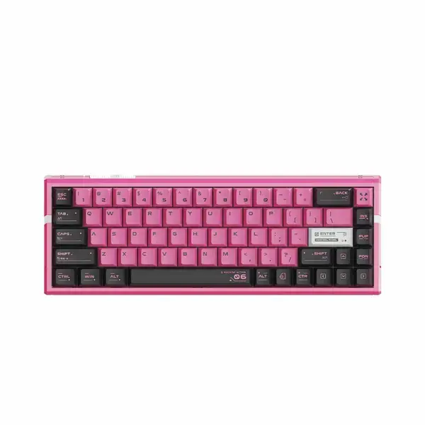 ATK Професионална геймърска механична клавиатура Professional RS6 Ultra 8K, TTC RGB Magneto [Linear] Sakura Warrior - RS6-ULTRA-SAKURA-TTC