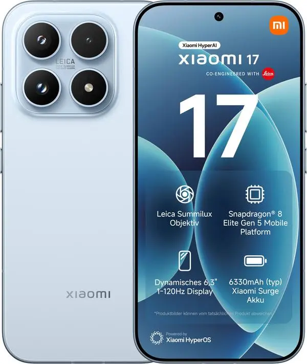 Смартфон Xiaomi 17 12/512 Ice Blue (v)