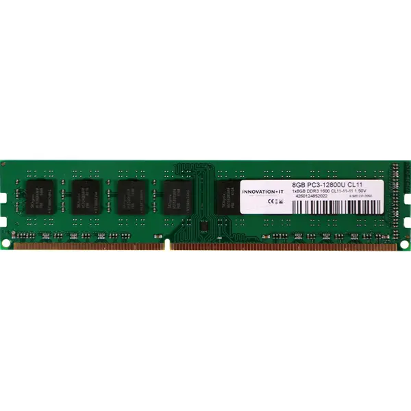 Innovation IT 8GB DDR3 1600MHz, CL11, 1.5V -  INNO-RAM-DDR3-8GB-1600