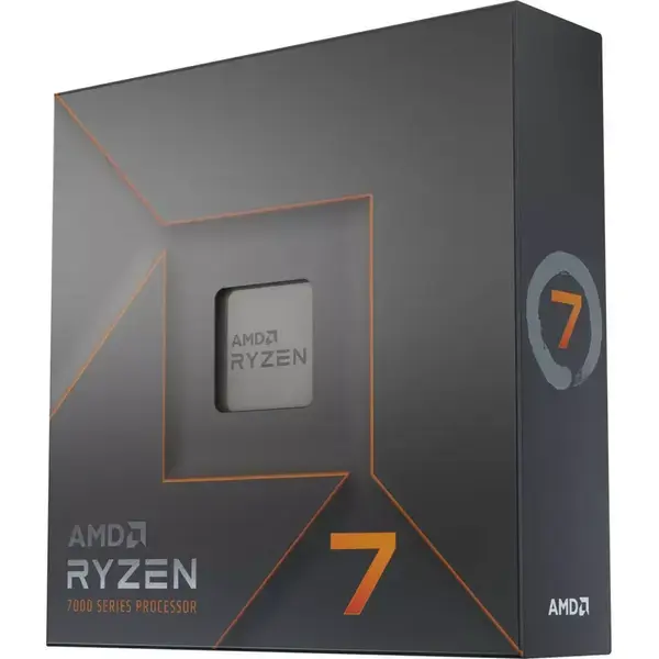 AMD CPU Desktop Ryzen 7 8C/16T 7700X (4.5/5.0GHz Boost,40MB,105W,AM5) box, with Radeon Graphics, без охлаждане - 100-100000591WOF