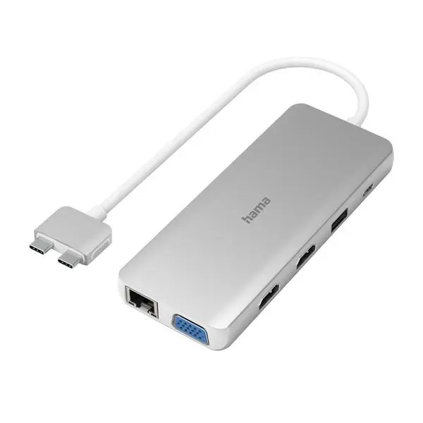 USB-C Hub, "Connect2Mac", за Apple MacBook Air & Pro, 12 порта, 200133 - HAMA-200133