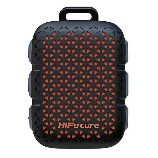 HiFuture Pocket S Black, Bluetooth 5.4, IPX7 Waterproof, 5W Output, Pair to Play (TWS Mode), Up to 8 Hours Playtime, Support Clip for Wear, Support Magnetic - 6972576181916