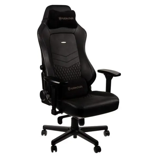 Геймърски стол noblechairs HERO Real Leather, Black - NOBLE-GAGC-118