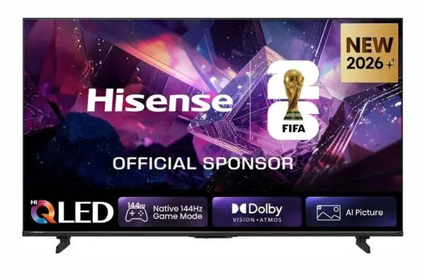 Hisense 65" E7S Pro, 4K Ultra HD 3840x2160, QLED, Quantum Dot, 144Hz, HDR 10+ adaptive, HLG, Dolby Vision - 65E7S_PRO