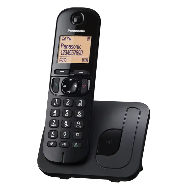 Безжичен DECT телефон Panasonic KX-TGC210 FXB - черен - 1015127