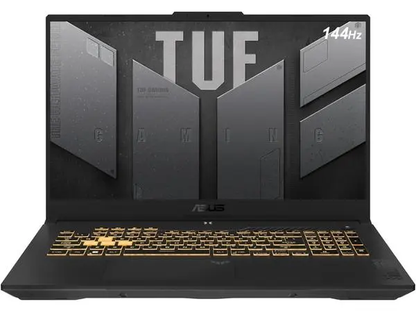 Лаптоп Asus TUF F17 FX707ZC4-HX014 Intel Core i5-12500H 3.30 GHz, 18 MB cache, 16GB 3200GHz (2x8GB), SSD 512GB PCIe 3.0 NVMe M.2 - 90NR0GX1-M000N0