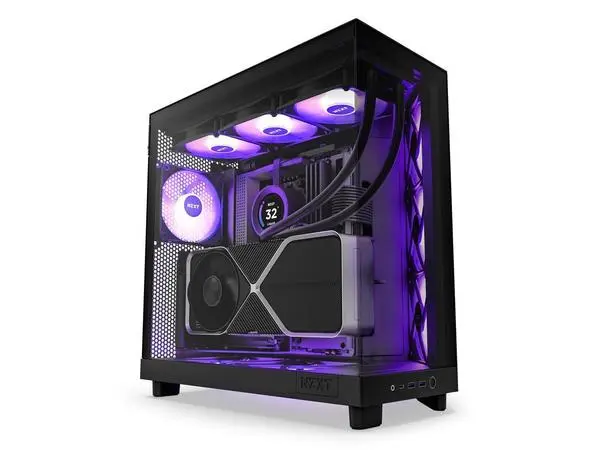 NZXT H6 Flow RGB Matte Black - Middle Tower - NZXT-CASE-CC-H61FB-R1 - Изчерпателно ревю