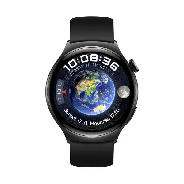 Huawei Watch 4 Archi-L19F, Amoled, 466x466, PPI 310, 2G, e-sim, Single - band GNSS, BT5.2 BR+BLE, 5ATM, 530mAh, Black - 6941487291847