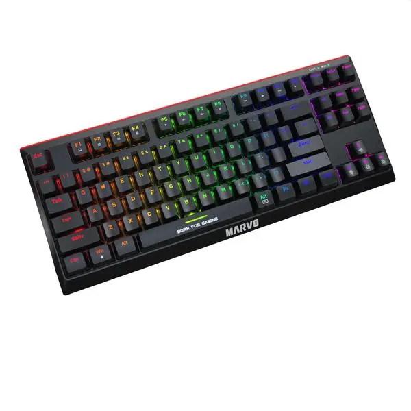 Преглед на механичната геймърска клавиатура Marvo KG953 Blue Switches TKL
