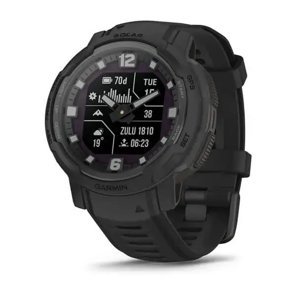 Garmin Instinct Crossover - Instinct Crossover Solar, Tactical Edition - Black - 010-02730-00