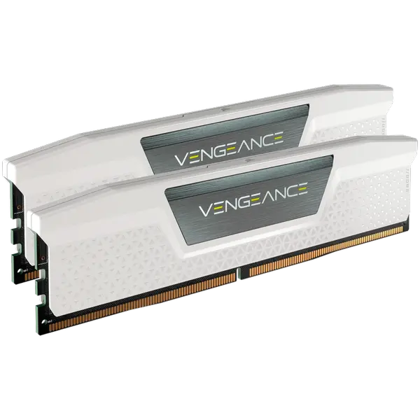 CORSAIR VENGEANCE DDR5 32GB (2 x 16GB) DDR5 6000 CL36-44-44-96 1.35V Intel XMP & AMD EXPO - White - CMK32GX5M2E6000Z36W