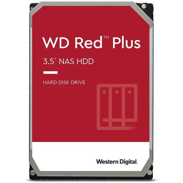 WD Red Plus 8,9 см (3,5") 12TB SATA3 7200 256MB WD120EFBX вътрешен -  (A)   - WD120EFBX (8 дни доставкa)