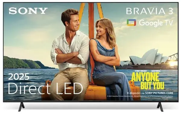 Sony K-65S35 65" 4K HDR TV BRAVIA 3 ,Direct LED,4K HDR Processor X1 ,Triluminos PRO, Live Colour,Dynamic Contrast Enhancer - K65S35B.CEI