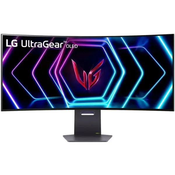 Монитор LG 39GS95QE-B, 39" (99.06cm) OLED панел, 240Hz, UWQHD, 0.03ms, 1 500 000:1, 275cd/m2, DisplayPort, HDMI, USB Hub