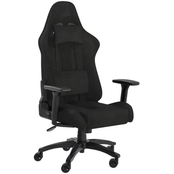 CORSAIR TC100 RELAXED Gaming Chair, Fabric - Black - CF-9010051-WW