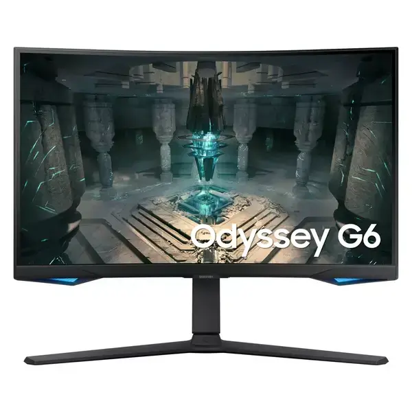 Монитор Samsung LS-27BG650 (2022), 27" (68.58 cm) LED VA Curved панел, 240Hz, Quad HD, 1ms, 350cd/m2, Displeyport, HDMI, USB, LS27BG650EUXEN