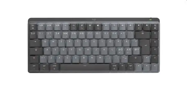 Logitech MX Mechanical Mini for Mac Minimalist Wireless Illuminated Keyboard - SPACE GREY - US INT'L - EMEA - 920-010837