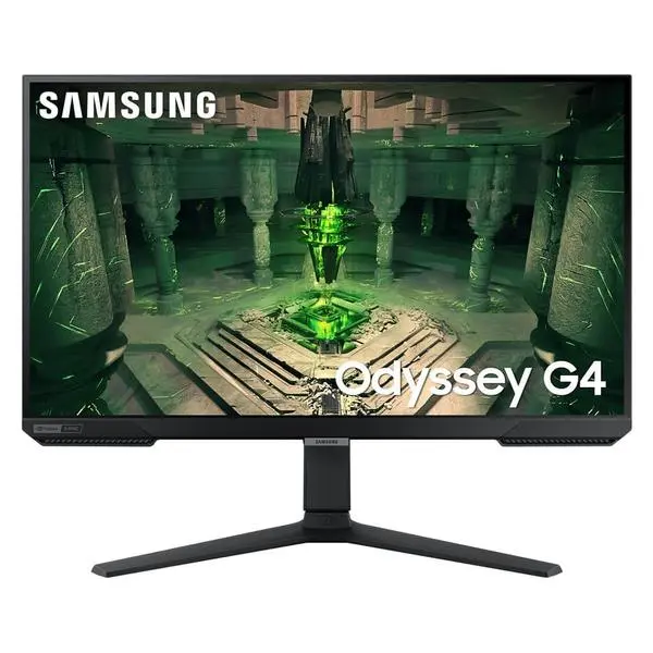 Монитор Samsung Odyssey G4 LS-27BG400, 27" (68.58 cm) IPS панел, 240Hz, Full HD, 1ms, 400cd/m2, DisplayPort, HDMI, LS27BG400EUXEN