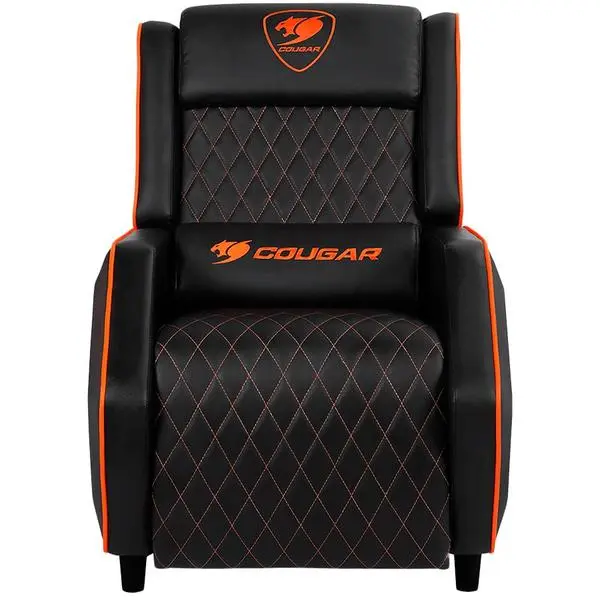 COUGAR Ranger - Orange, Gaming Sofa, Headrest & Lumbar Design, Breathable Premium PVC Leather - CG3MRANGER0001