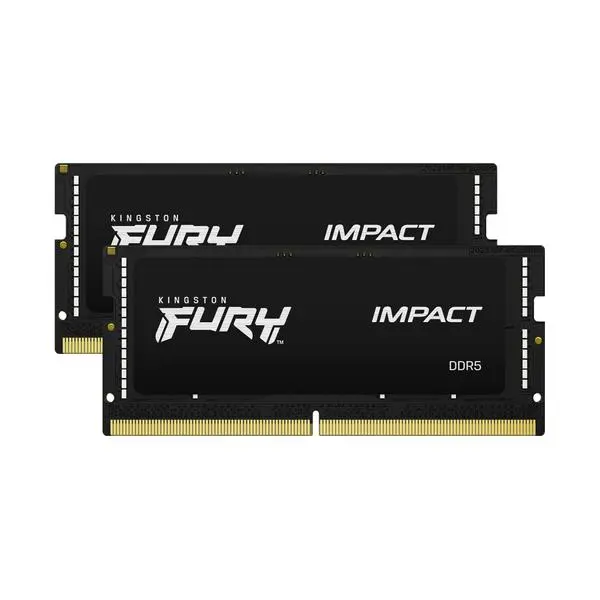 Kingston FURY IMPACT, 64GB SODIMM DDR5, 5600MHz, CL40 -  KF556S40IBK2-64