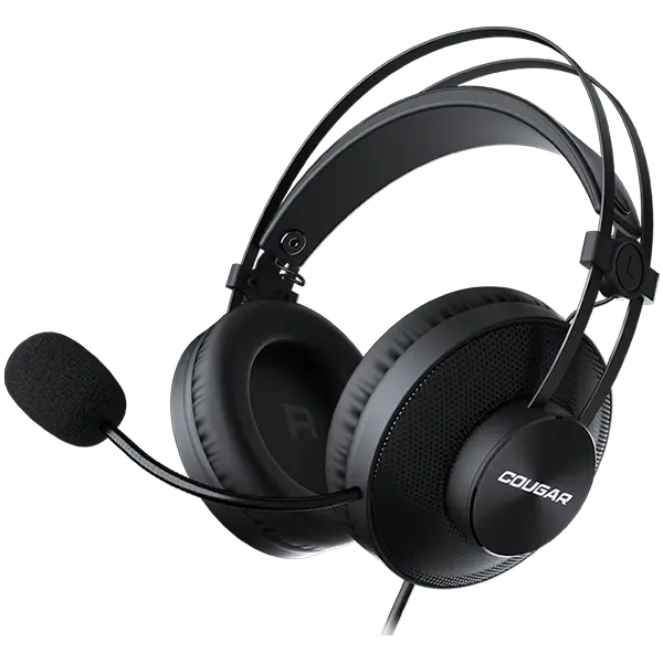 COUGAR Immersa Essential, 40mm Driver: High-quality Stereo Sound, 9.7mm Noise Cancellation Cardioid Microphone - CG3H350P40B0001