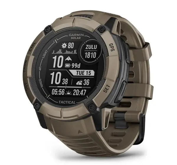 Garmin Instinct 2X Solar - Instinct 2X Solar - Tactical Edition, Coyote Tan - 010-02805-02