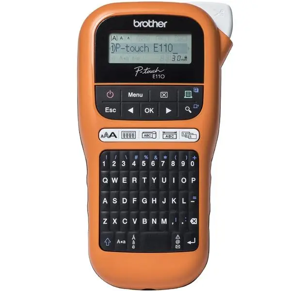 Brother PT-E110VP Labelling system  Brother PT-E110VP Labelling system - with Cyrillic - PTE110VPR1