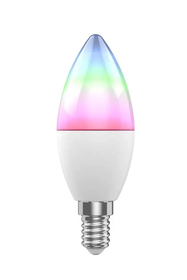 Woox Смарт крушка Light  WiFi Smart E14 LED Bulb RGB+White, 5W/40W, 470lm - R9075