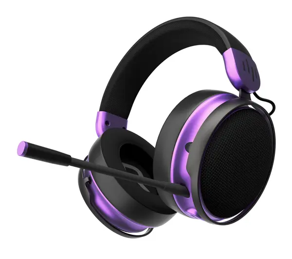 Геймърски безжични слушалки Dark Project Sono Wireless - Black/Violet - DPP_SONO_WLESS_BLACK