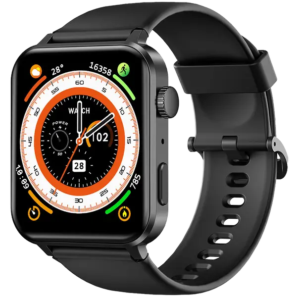 Blackview R30 Pro Fitness Smartwatch, 1.83-inch HD,220mAh Battery, 24-hour SpO2 Detection + Heart Rate Monitoring - BVR30PRO-B