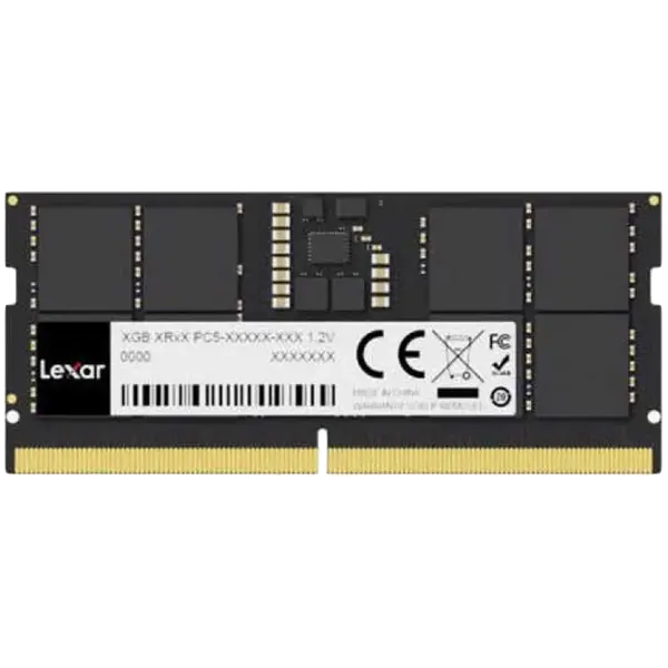 Lexar DDR5 16GB 262 PIN So-DIMM 5600Mbps, CL46, 1.1V- BLISTER Package - LD5S16G56C46ST-BGS