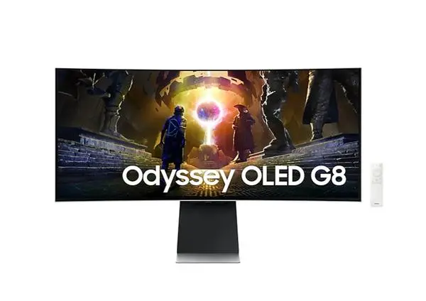 Samsung LS34DG850, 34'' CURVED Odyssey G8 OLED, 1800R, 175 Hz, 0.1 ms GTG, 21:9, 3440 x 1440, Smart, 2xUSB C - LS34DG850SUXDU