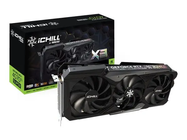 Inno3D RTX4070 TI Super iChill X3 16GB GDDR6X HDMI 3xDP -  (A)   - C407TS3-166XX-186148H (8 дни доставкa)