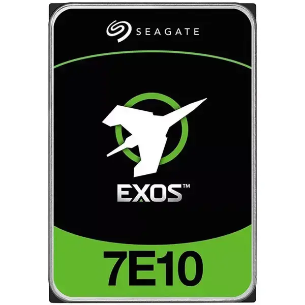 Твърд диск 8TB Seagate Exos 7E10, SATA 6Gb/s, 7200 rpm, 256MB, 3.5" (8.89 cm), ST8000NM017B