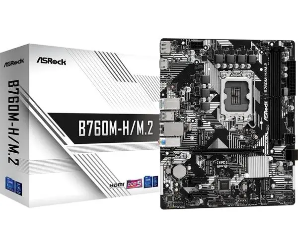 Asrock B760M-H/M.2 - Мощна дънна платка за геймъри и професионалисти