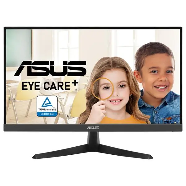 ASUS VY229Q Eye Care Monitor – 22 inch (21.45 inch viewable) FHD (1920 x 1080), IPS, 75Hz, IPS, 1ms (MPRT), FreeSync™, Eye Care Plus technology, Rest Reminder, Blue Light Filter, Flicker Free, antibacterial treatment, DP, 90LM0960-B02170