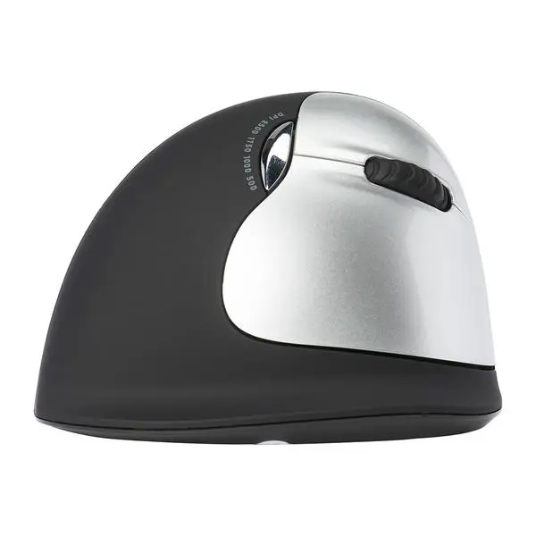 R-Go Mouse HE ергономична дясна Bluetooth голяма черна/сребърна -  (A)   - RGOHELAWL (8 дни доставкa)