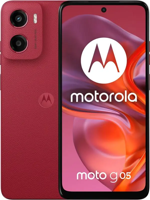 Смартфон GSM MOTOROLA G05 PLUM RED  6.67 ", 256 GB, RAM 8 GB, 50 MP - PB6L0032RO