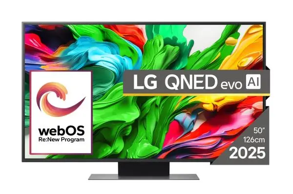 LG  50" 4K QNED HDR Smart TV, 3840x2160, 60Hz Native (VRR 144Hz), DVB-T2/C/S2, Alpha 7 AI Processor, HDR 10 PRO - 50QNED86A3C